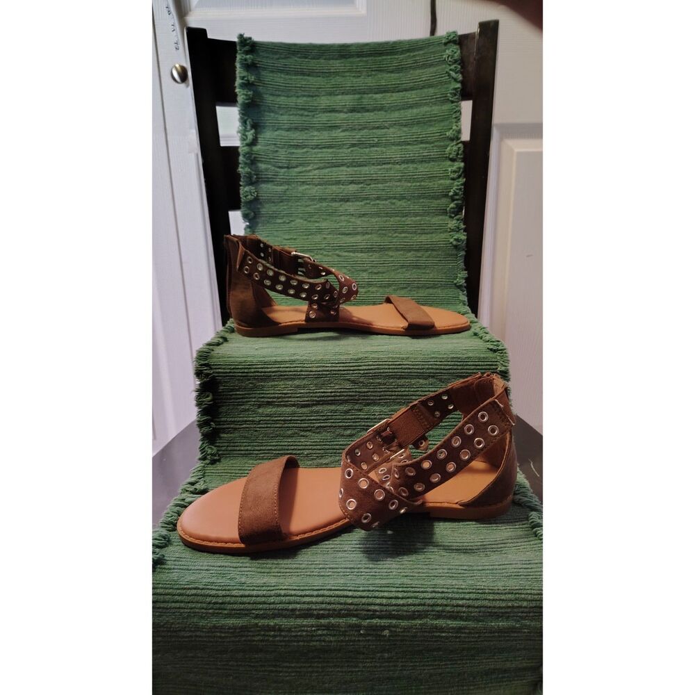 Torrid 8.5‎ Brown Open Toe Gladiator Sandals